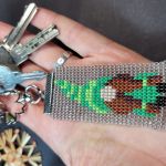 Skrzat Krasnal zielony - Brelok zawieszka do kluczy torebki - Skrzat Krasnal zielony - Brelok zawieszka do kluczy torebki