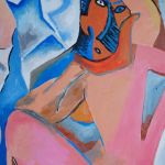 duży obraz pablo picasso panny z awinionu - 