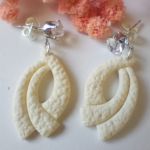 "Dafne" v.1 - kolczyki z gliny polimerowej. - lekkie i wygodne
