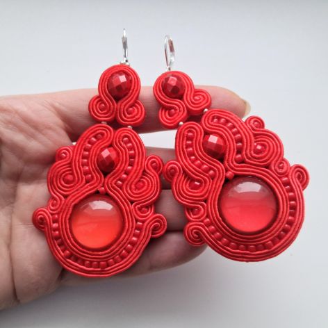 Red Circle kolczyki sutasz