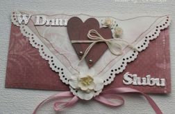 Kopertówka z okazji ślubu ' serca dwa'