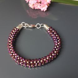 Bransoletka Burgund Snake 23.53