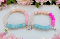 Komplet bransoletek na gumce