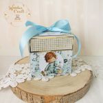 Exploding box na chrzest "BlueFlowes 2"GOTOWY - 