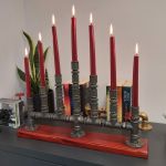 Świecznik Loftowy 7-punktowy F007_2-W2 Loft - Świecznik Loftowy F007_2-W2 Dekoracja Stołu i wnętrza Loft