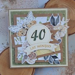 Kartka na 40-stkę/40. urodziny