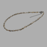 Naszyjnik z surowego opalu australijskiego  - Delikatny naszyjnik z opali australijskich