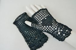 Romantyczne rękawiczki czarne