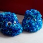 Buciki Zwierzaczki niebieskie - newborn