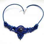 Naszyjnik-kolia Szafirowy - 