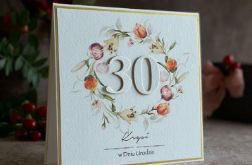 Kartka na 30 urodziny z personalizacją, BH 65 Kartka na 30 urodziny z personalizacją, BH 65