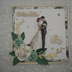 Kartka ślubna w pudełku 28