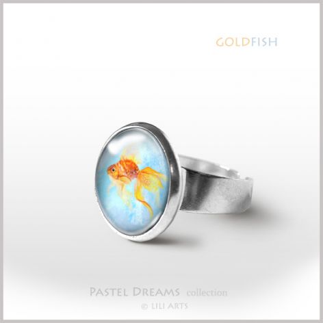 Pierścionek - Złota rybka - Goldfish