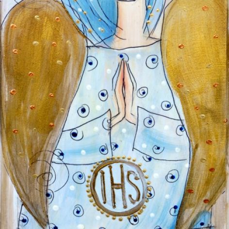 Deseczka z sentencją -Dziś dla ciebie radość...