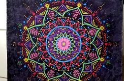 Mandala Spełnienia ręcznie malowana