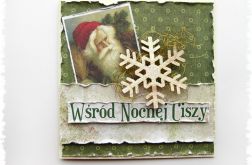 Kartka świąteczna z mikołajem