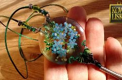 Pamiętaj - duży wisior z żywicy