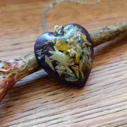 Komplet biżuterii z żywicy - POLNE LOVE