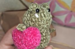 2 żabka walentynka amigurumi