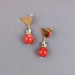 Kolczyki koralowe - Kolczyki koralowe