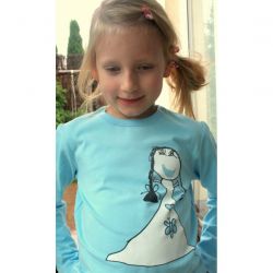 Dziewczęca koszulka z księżniczką