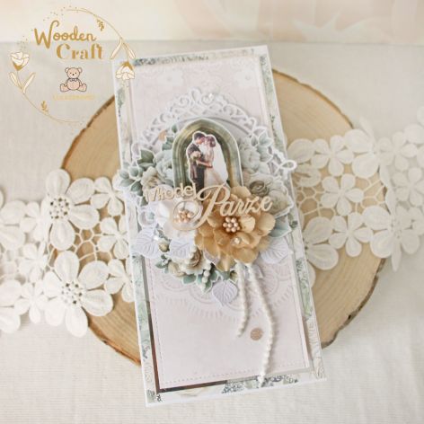 Romantyczna kartka ślubna "Lifetime Loving 3"