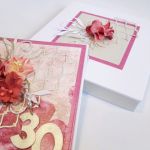 Kartka ROCZNICA ŚLUBU z różowymi kwiatami - Kartka na rocznicę ślubu z różowymi kwiatami