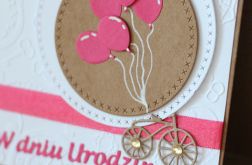 Urodzinowa z rowerem i balonikami KU067