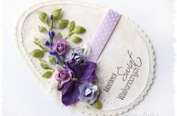 JAJKO - kwiecista kartka wielkanocna