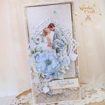 Kartka ślubna pamiątka ślubu "HydrangeaLove1" - 