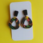 "Freya" - kolczyki z gliny polimerowej. - kolor i energia