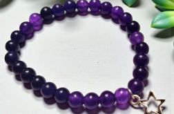 Bransoletka z naturalnych ametystów- równowaga i harmonia