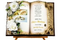 unikatowa pamiątka ślubna księga na ślub