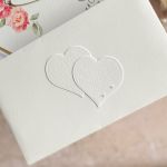 Kartka ślubna z pudełkiem i kopertą, WA 26D - Kartka ślubna z pudełkiem