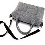 Straight grey bag - 