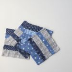 Patchwork w granatach pod kubeczki - granatowepodkladki4
