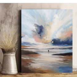 Na plaży-obraz akrylowy 60/50 cm