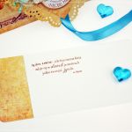 Kopertówka z okazji ślubu- turkusowa pomarańcza - 