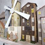 Wieszak - drewniane domki - na klucze i inne drobiazgi 27 - 