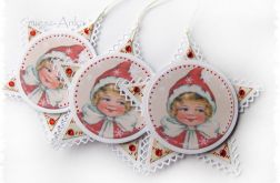 Zawieszka - karnecik - bilecik GWIAZDKA