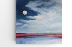Pomiędzy nocą a świtem-obraz akrylowy