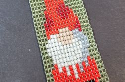 Skrzat Krasnal czerwony - Brelok zawieszka do kluczy torebki