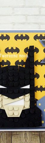 Kartka urodzinowa - Batman Lego