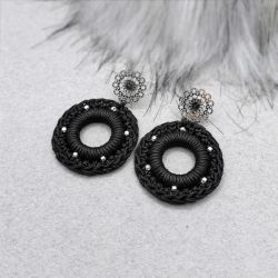 „LINDA” kolczyki szydełkowe