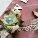 Kopertówka z okazji ślubu-  'bordowa rapsodia' - 