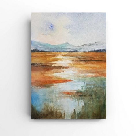 Pejzaż-praca formatu A5