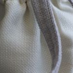 Torba plecak 2w1 w plecionej tkaniny ecru - 