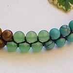 Seria " Energetyzer Czakr "  Bransoletka nr. 14 - widok przodu bransoletki