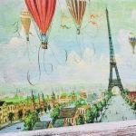 Taca dekoracyjna, Paryż, vintage, dekoracja stołu, pomysł na prezent - 