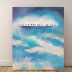 Drzewa-obraz akrylowy 60/50 cm . - 